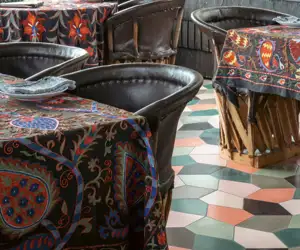 Popham tiled floor
