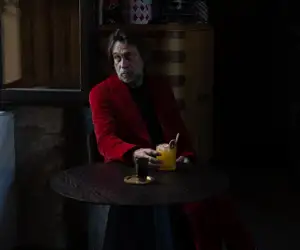 Jordi Molla in red blazer