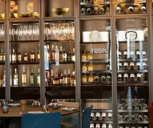 Wine storage at Bambola